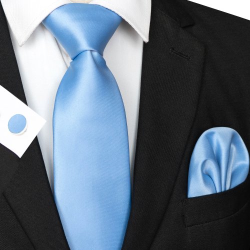 Afbeelding van Stijlvolle Polyester Stropdas Set voor Heren - 30 Kleuren