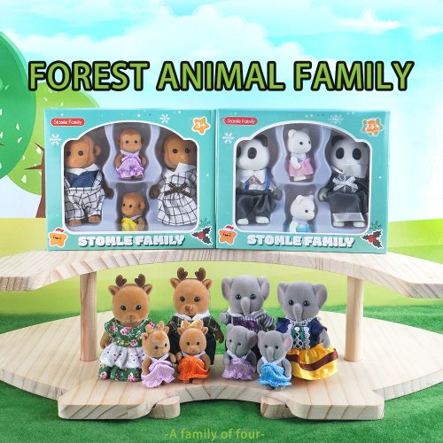 Casa de Muñecas Bosque Mágico con Animales - Juego de Rol para Niños