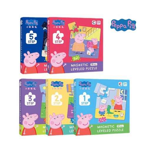 Imagen de Rompecabezas Magnético Peppa Pig para Niños: Juego Educativo y Divertido con Dibujos Animados para Aprender y Jugar