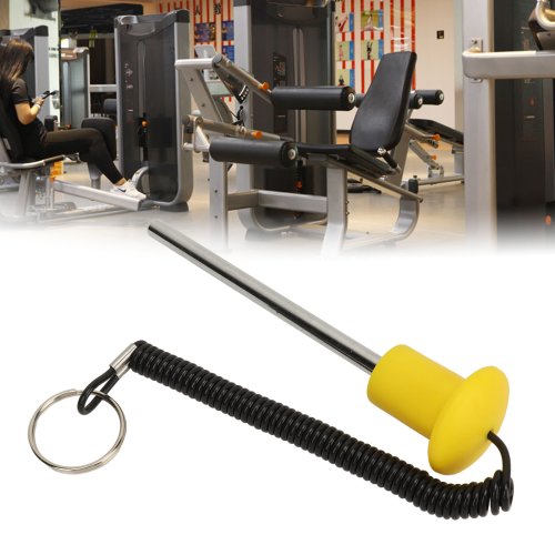 Imagen de Pin de Bloqueo Magnético para Gimnasio con Cordón de Entrenamiento Fitness de 8 mm - Accesorio Ideal para Ejercicios en Casa y en el Gym