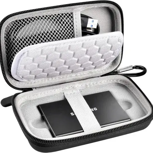 Image de Étui de Protection Anti-Choc pour SSD USB 3.2 - Organisateur de Voyage