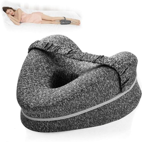 Image de Oreiller Ergonomique pour Jambes - Soulagement du Dos et des Hanches
