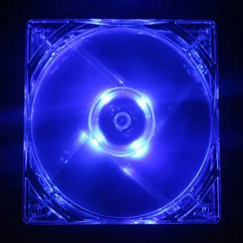 Image de Ventilateur PC 80mm LED Bleu Silencieux - Refroidissement Efficace