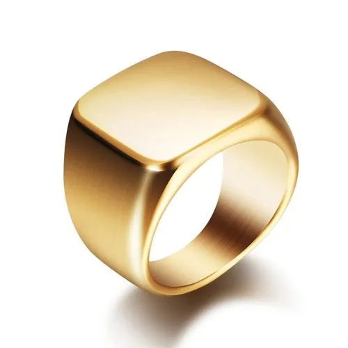 Oro cuadrado liso