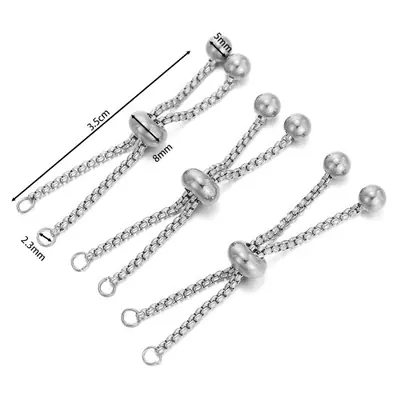 Image de Extenseur de Bracelet en Acier Inoxydable 304 - Réglable & Pratique