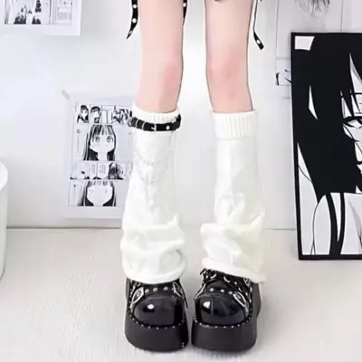 Image de Chaussettes Dentelle Y2K Longues Kawaii Harajuku