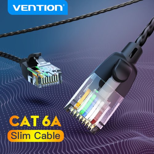 Imagen de Cable Ethernet Cat 6A Slim - Velocidad de 10 Gbps