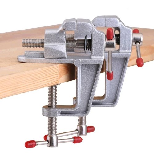Zdjęcie 35MM aluminiowy zacisk stołowy imadło wielofunkcyjne imadło stołowe śruba stołowa imadło stołowe do majsterkowania forma rzemieślnicza naprawiono narzędzie