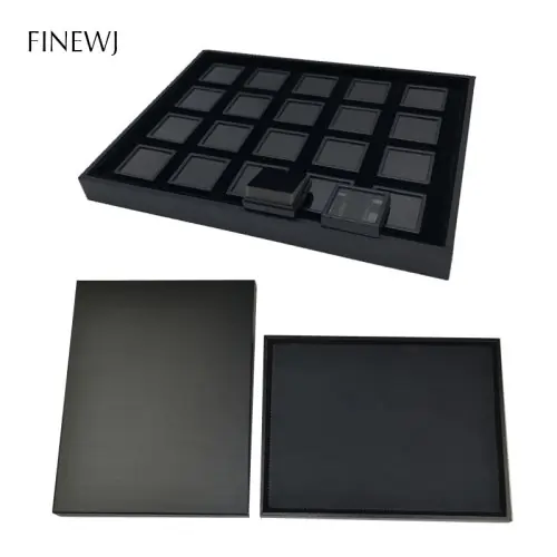 Couvercle plateau 4cm noir