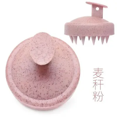 Image de Brosse à Shampoing en Silicone - Massage du Cuir Chevelu & Corps