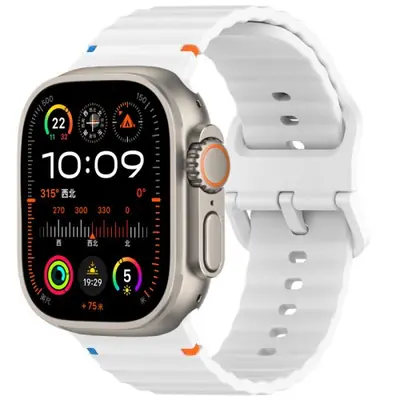 Image de Bracelet Silicone pour Apple Watch 40mm-49mm - Élégant & Confortable