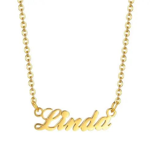 Image de Collier personnalisé pour enfants - Nom gravé en acier inoxydable