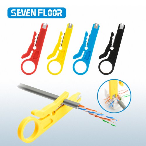 Afbeelding van Multifunctionele Mini Kabelstripper met Draadknipper, Krimptang en Ontkorstingsmes – Draagbare Elektrische Werktool voor Precisieonderhoud