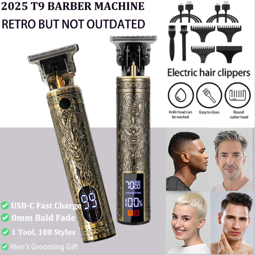 Afbeelding van Professionele Haarkapper voor Mannen met USB Snelladen - Precisie Baard- en Lichaamshaartrimmer, Elektrische Scheerapparaat voor Volledige Persoonlijke Verzorging