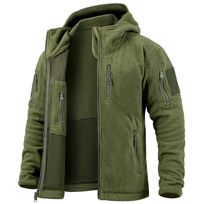 Image de Veste Polaire Tactique Homme - Chasse & Randonnée Hiver