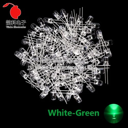 5MM wit-Green100pc