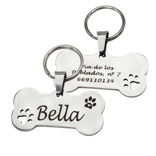 Image de Porte-clés pour animaux de compagnie gravé gratuitement