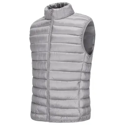 Image de Gilet Homme Décontracté à Fermeture Éclair - Chaud & Léger