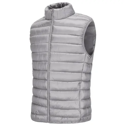 Image de Gilet Homme Décontracté à Fermeture Éclair - Chaud & Léger