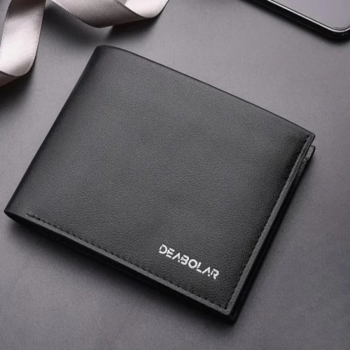 Image de Portefeuille Homme en Cuir Véritable - Élégant & Pratique