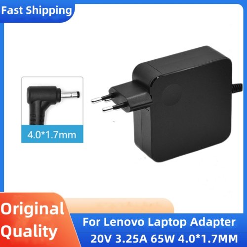 Immagine di 20V 3.25A 65W 4.0*1.7mm AC Caricatore Del Computer Portatile Per Lenovo IdeaPad 330s 320 100-15 B50-10 YOGA 710 510-14ISK Redmibook 14 13 Adattatore