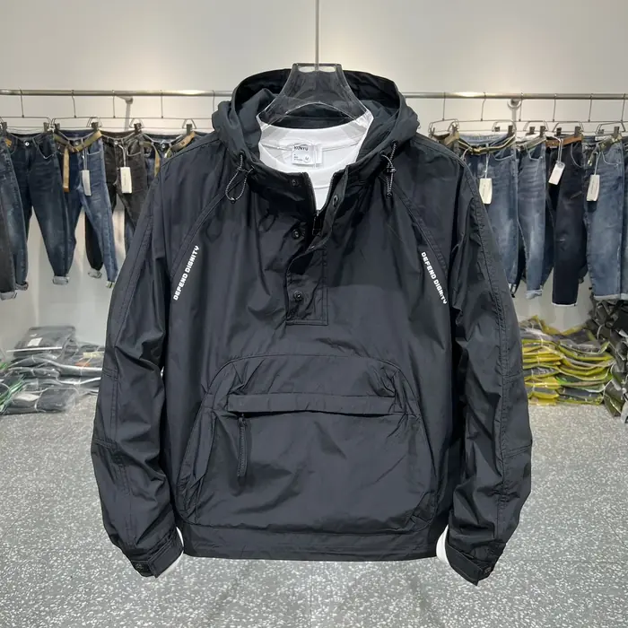 Image de Veste Zippée Multi-Poches Homme - Style Coréen Décontracté