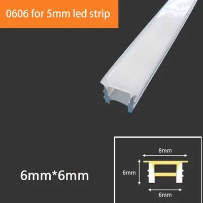 Image de Tube LED Encastrable Blanc - 1m à 15m avec Diffuseur Souple