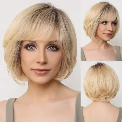 Image de Perruque Lace Front Blonde Ombré - Cheveux Humains Remy