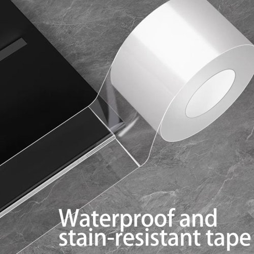 Afbeelding van Anti-vlek enkelzijdige nano-tape, waterdicht voor gebruik met keuken, eetkamer, toilet