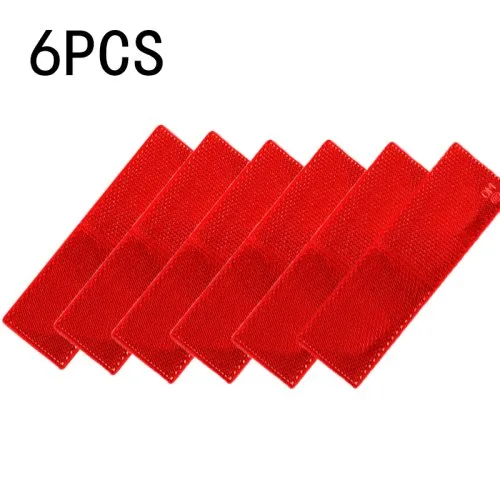 6pcs red