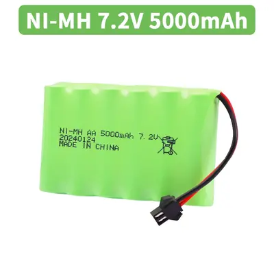 Image de Pack Batterie 7.2V 5000mAh + Chargeur pour RC - Puissance Maximale