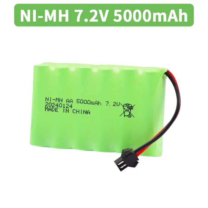 Image de Pack Batterie 7.2V 5000mAh + Chargeur pour RC - Puissance Maximale