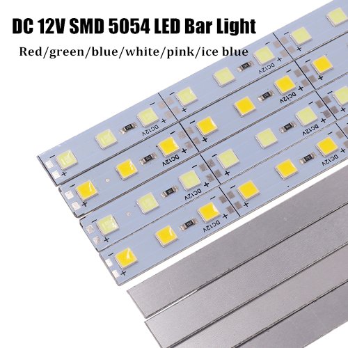 Image of 12V DC SMD 5054 LED Hard Strip Light – 25cm & 50cm Rigid Aluminum Bar for Kitchen Under-Cabinet Lighting