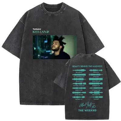 Image de T-Shirt The Weeknd XO Tour 2025 - Vintage Lavé