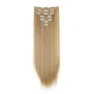 Extensions de Cheveux Synthétiques 24 Pouces - 7 Pièces Raides & Naturelles