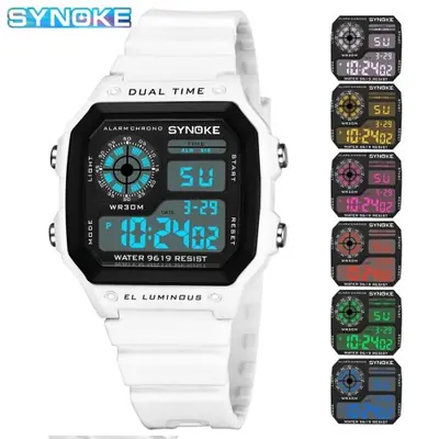 Image de Montre Sport Étanche avec 7 Lumières - Idéale pour Course et Études