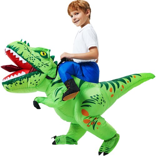 Immagine di Costume Gonfiabile Dinosauri per Bambini - Divertente e Colorato!