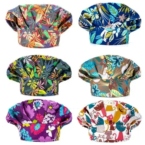 Image de Casquettes de Travail Lavables pour Femmes - Style Animalerie & Halloween