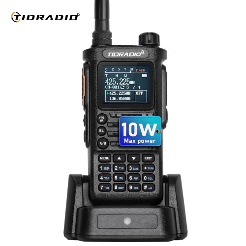 Zdjęcie Tidradio TD-H8 10W Walkie Talkie z Długim Zasięgiem – Radiostacja Przenośna VHF/UHF z Obsługą Telefonu Komórkowego i Programowaniem na Zewnątrz