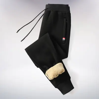 Image de Pantalon Hiver Homme Chauffant en Laine d'Agneau - Décontracté & Sportif
