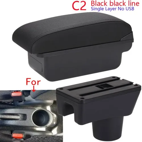 C2 czarny linia NO USB