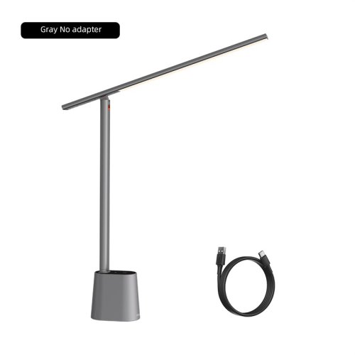 Immagine di Lampada da Scrivania LED Baseus con Protezione Oculare, Dimmerabile e Pieghevole – Illuminazione Intelligente per Studio, Ufficio e Lettura Notturna