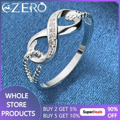 Image de Bague Éternité en Argent 925 - Symbole de l'Amour Infini