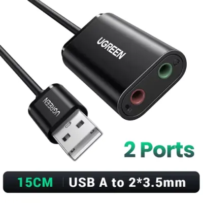 Image de Carte Son USB Externe Ugreen - Audio & Micro 3.5mm