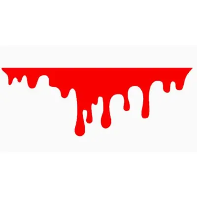 Image de Autocollants Gouttes de Sang Rouges - Déco Halloween pour Voiture