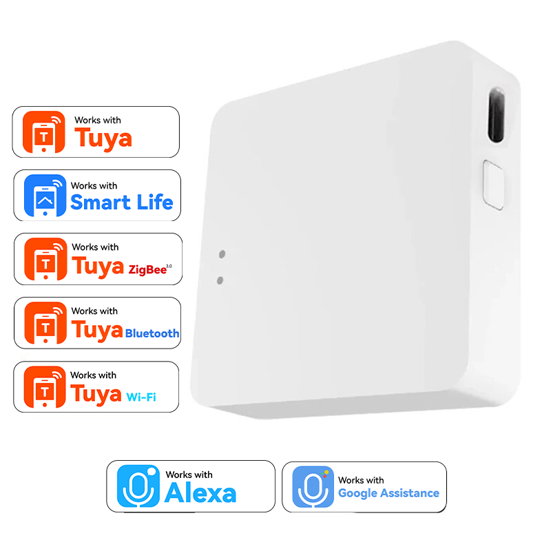 Afbeelding van Tuya Multi Mode Zigbee Bluetooth Gateway Hub Draadloze Smart Home Apparaten Afstandsbediening Brug Alexa Google Home Voice