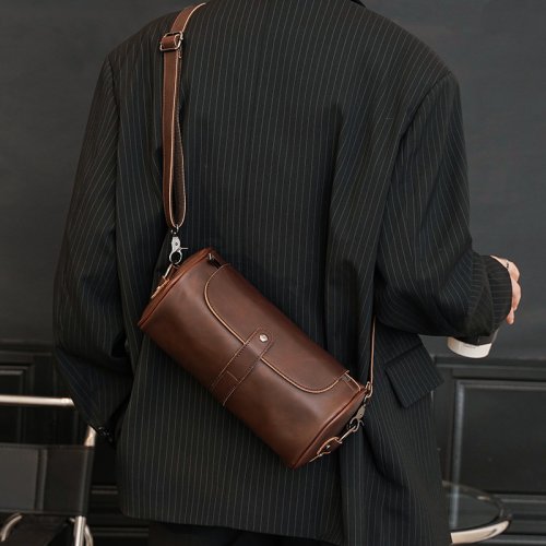 Bild von Luxus Retro Umhängetasche für Herren – Stilvolle Schultertasche 2021