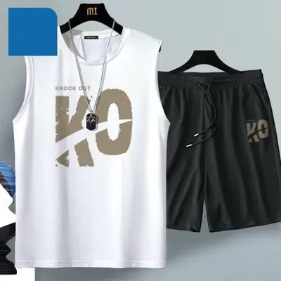 Image de Tenue Homme Harajuku 2 Pièces Été 2024