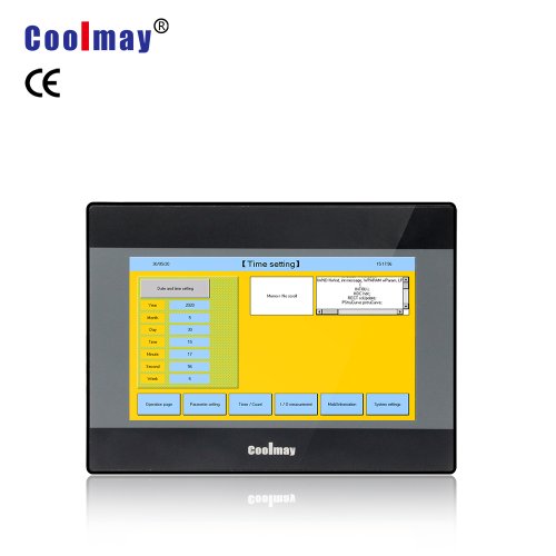 Immagine di Touch Screen Industriale da 7 Pollici Coolmayhmi TK6070FH, Impermeabile IP65 con Supporto Modbus RTU per Controllo CNC