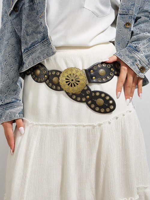Image de Ceinture Patchwork Vintage Bohème Femme